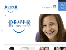 Tablet Screenshot of draperortho.com